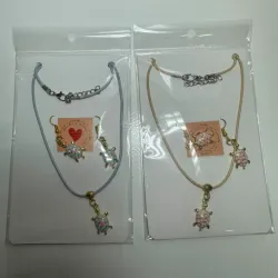 Juego de collar y aretes
