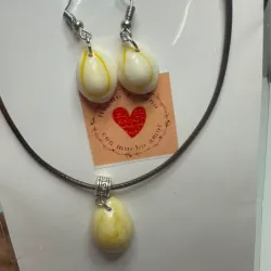 Juego de collar y aretes