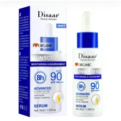 Protector solar tipo serum para piel seca, SPF 90 DISAAR