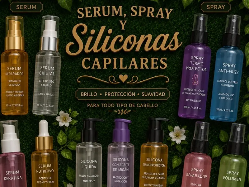 Serum, spray y siliconas capilares