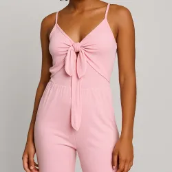 Mono pantalón rosado