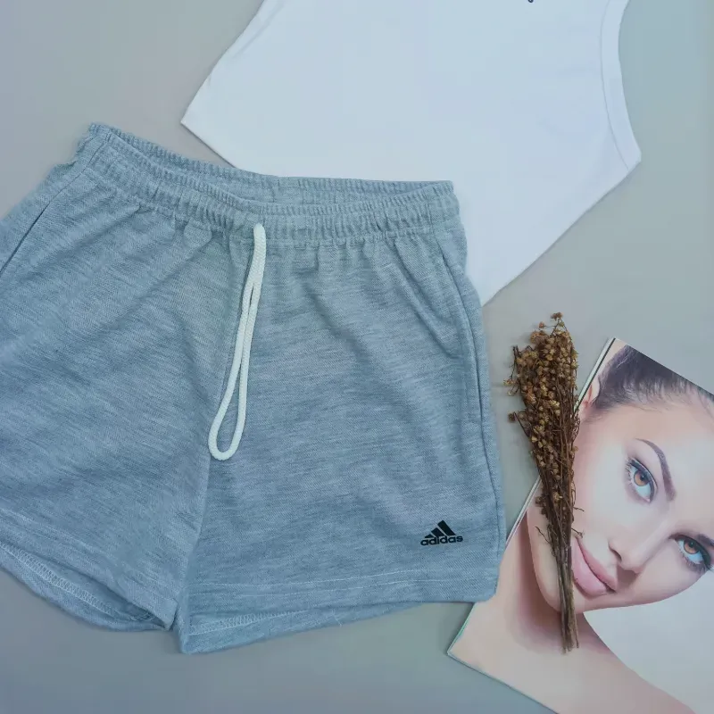 Short gris Adidas 