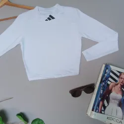 Suéter corto mujer 🤍 Adidas