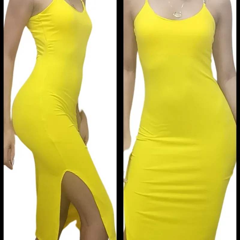 Vestido amarillo Joya