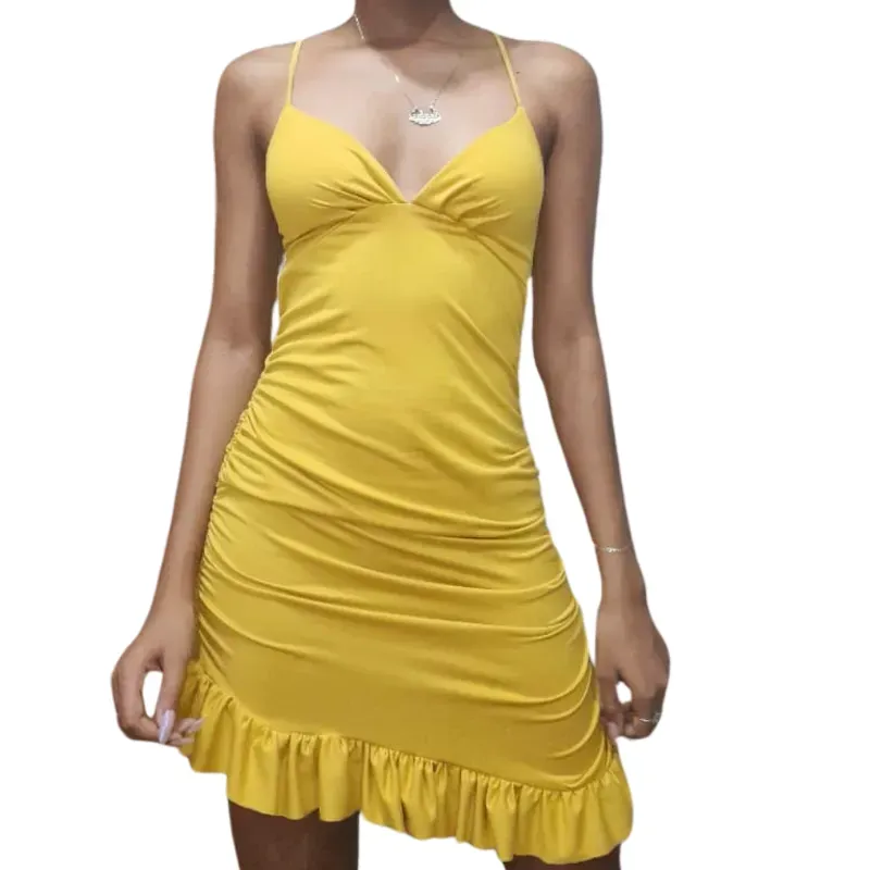 Vestido Betty amarillo 