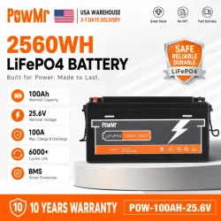 Batería 25.6V 100aH PowMr