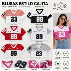 Blusa estilo cajita deportiva