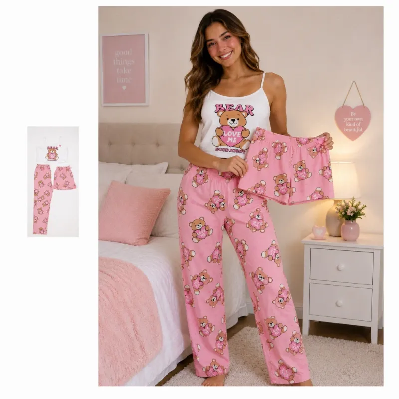 Conjunto de dormir de 3 piezas