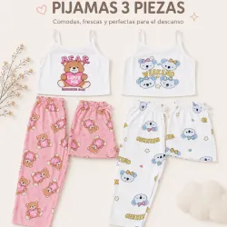 Conjunto de dormir de 3 piezas