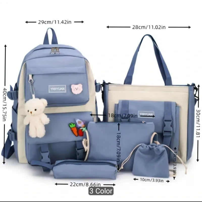 Conjunto de mochila (5piezas)