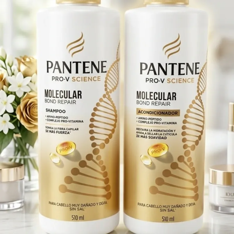 Conjunto de shampoo y acondicionador Pantene