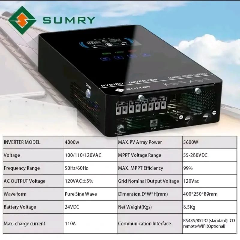 Inversor híbrido SUMRY 4kW