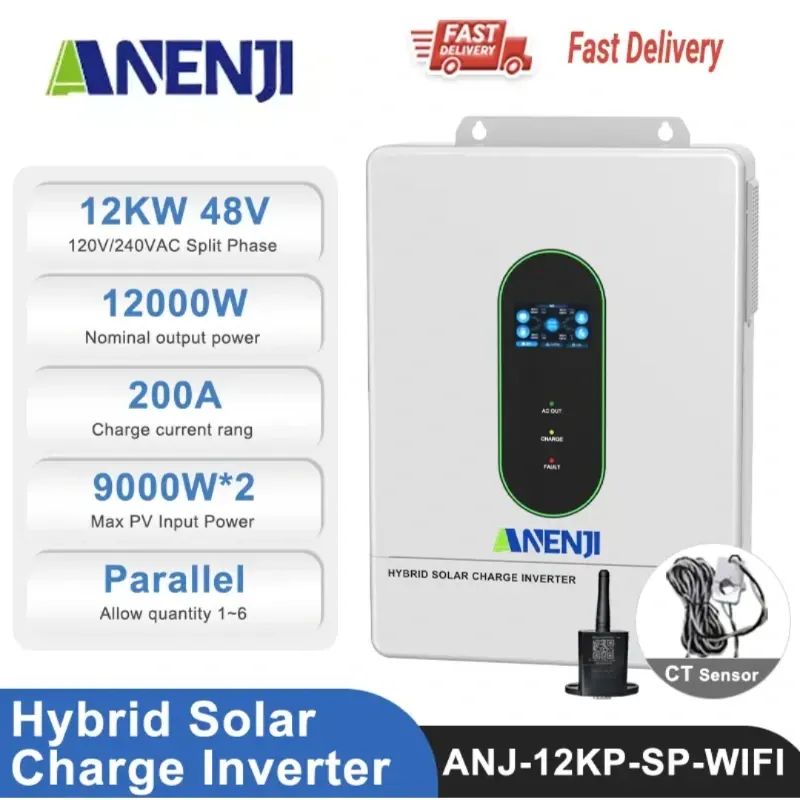 Inversor Solar Híbrido ANENJI 12kW