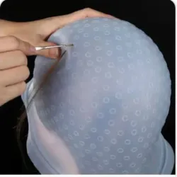 Gorro de silicona para iluminaciones con su aguja