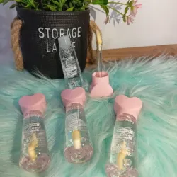 Lip gloss en forma de corazón