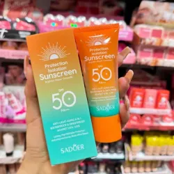 Protector solar de sadoer   Toque ligero con acabado mate