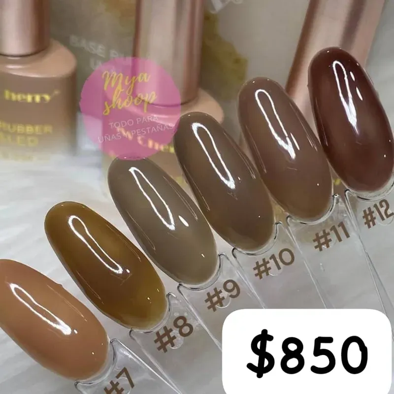 Bases Rubber Miss Cherry Tonos Piel / 2