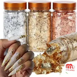 Pomos de papel oro 