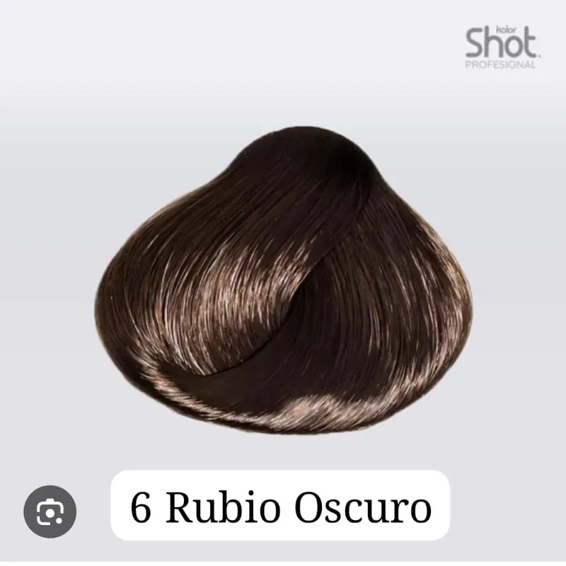 Tinte #6 Rubio oscuro shot