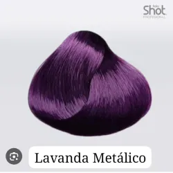 Tinte # lavanda metalico shot