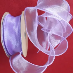 CINTA ORGANZA 4 CM 1 METRO