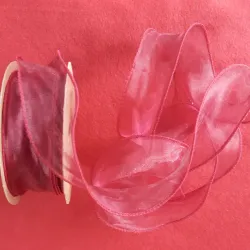 CINTA ORGANZA 4 CM 1 METRO