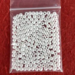 PERLA PLASTICA 4 MM 200 UNIDADES