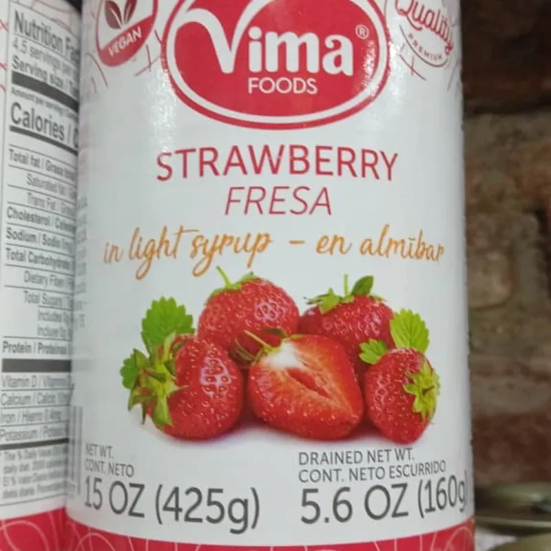 Fresas en Almíbar 