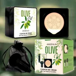 BASE DE MAQUILLAJE CON ACEITE DE OLIVA-CON ESPONJA PARA APLICAR