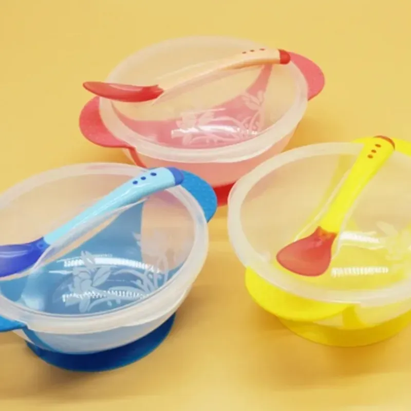 POSUELO ANTI-ADERENTE CON CUCHARA PARA BEBES