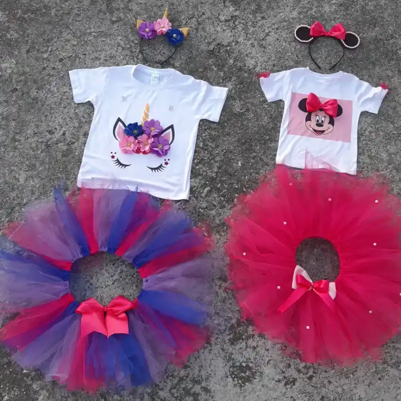 Tutus con temática unicornio y mini