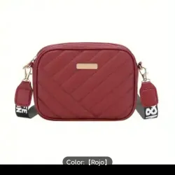 Cartera mediana roja