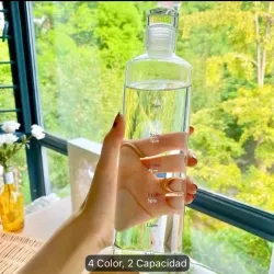 Botella de Acrílico Transparente
