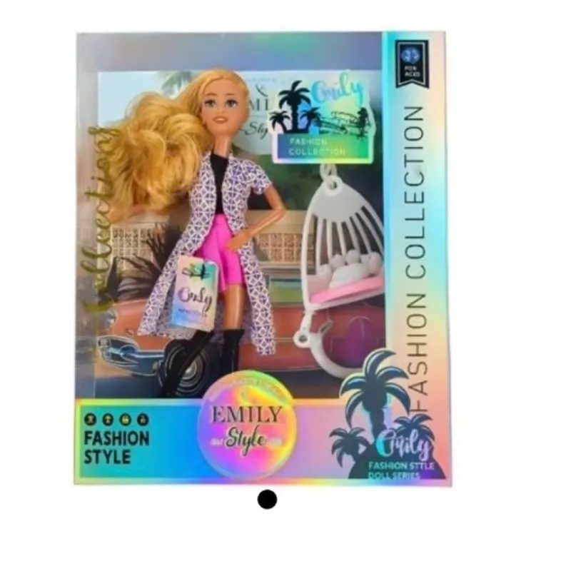 Juego de muñeca con columpio 