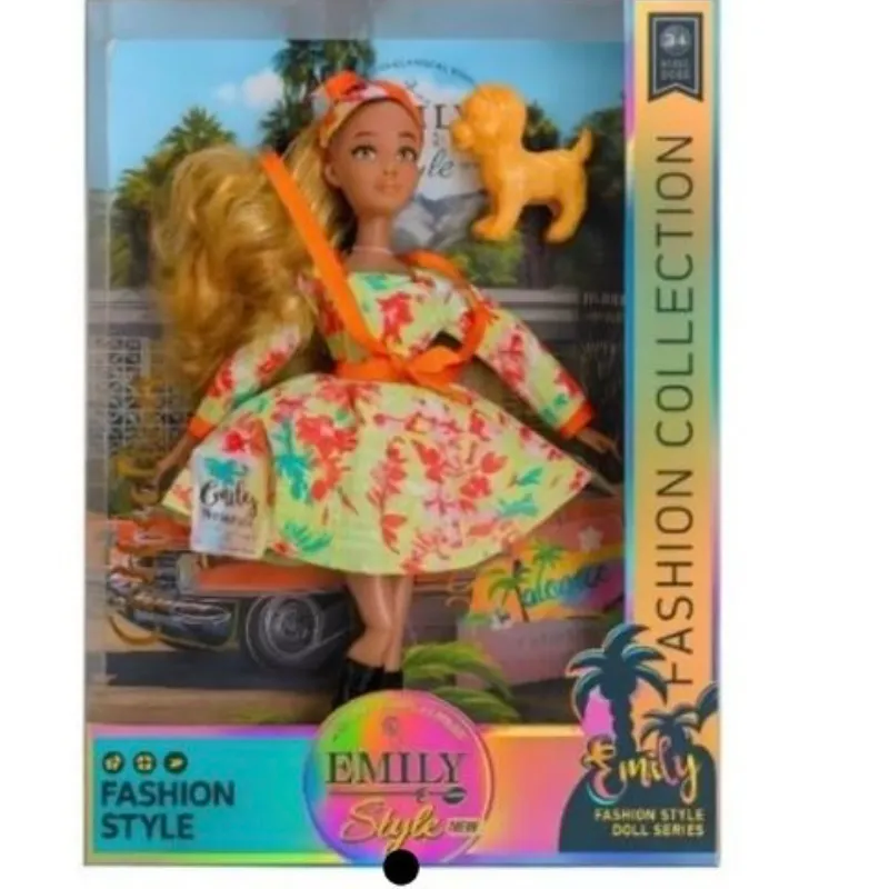 Juego de muñeca con perrito 