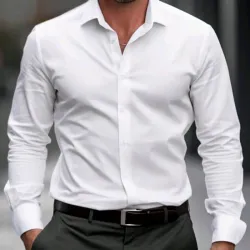 Camisa elegante de hombre
