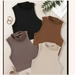 Top de cuello alto