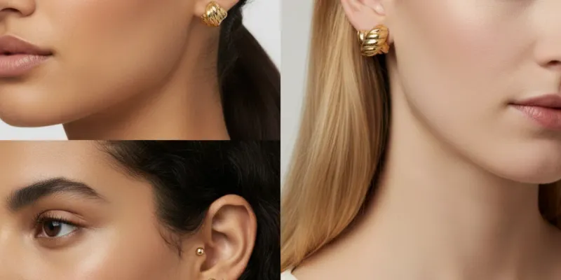 Aretes pegados