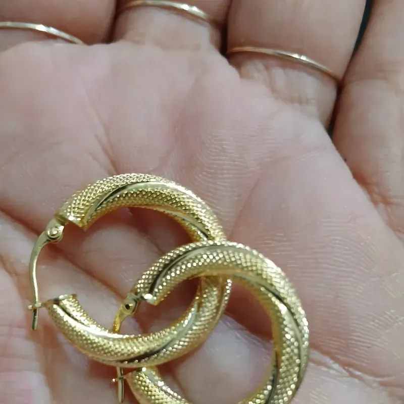 Argollas de tubo gordo