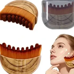 Cepillo facial de contorno para drenaje linfático🫧