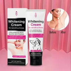 Crema blanqueadora con colágeno y leche🫧