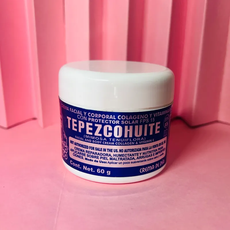Crema Facial y Corporal Tepezcohuite🫧