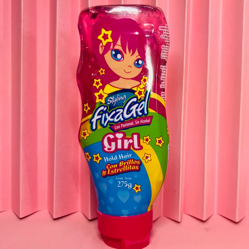 Gel para cabello FixaGel Styling Girl(rosa)💫