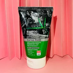 Limpiador Facial de Carbón de Bambú ZOZU 🫧