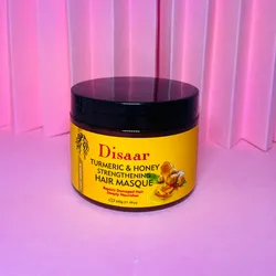 Mascarilla Capilar de Cúrcuma & Miel – Disaar💫
