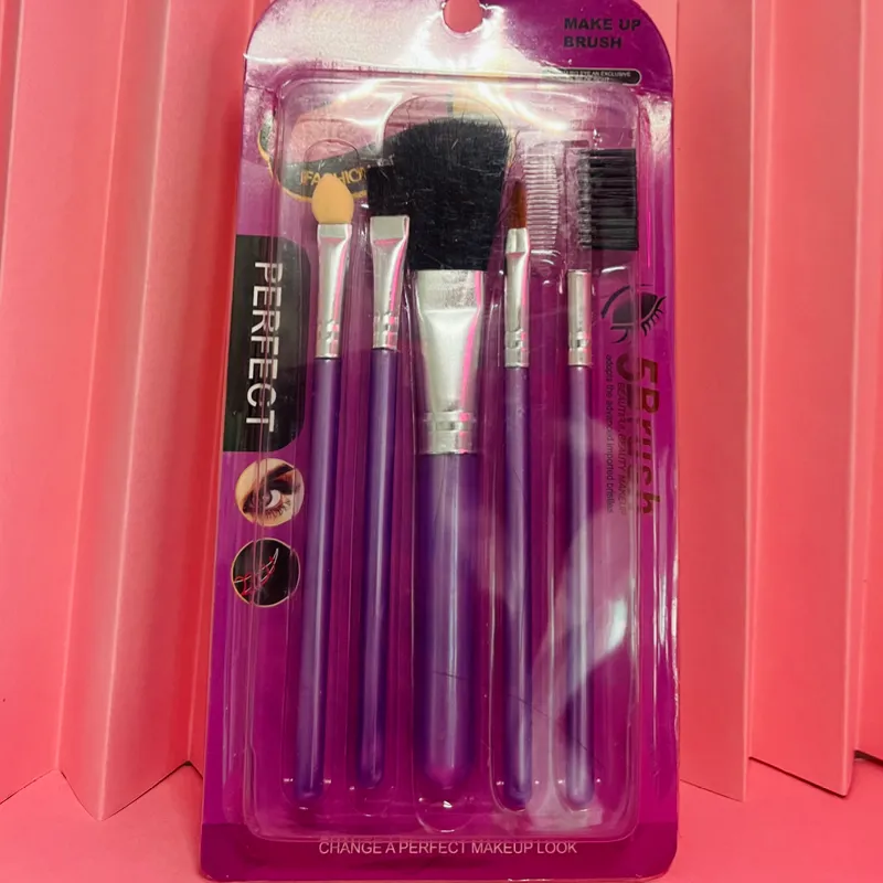 Set de 5 brochas de maquillaje✨
