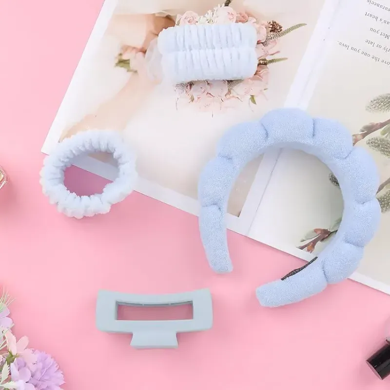 Set de Diadema, Muñequeras y Pellizco💫