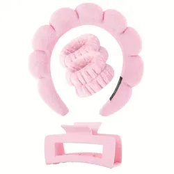 Set de Diadema, Muñequeras y Pellizco💫