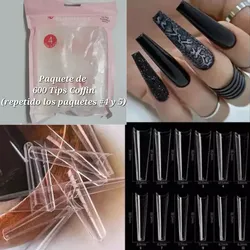 600 Tips Coffin (repetidos los paquetes del #4 y#5)