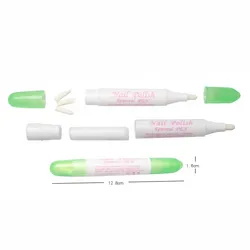 Bolígrafo corrector de esmalte con 3 puntas reemplazables 